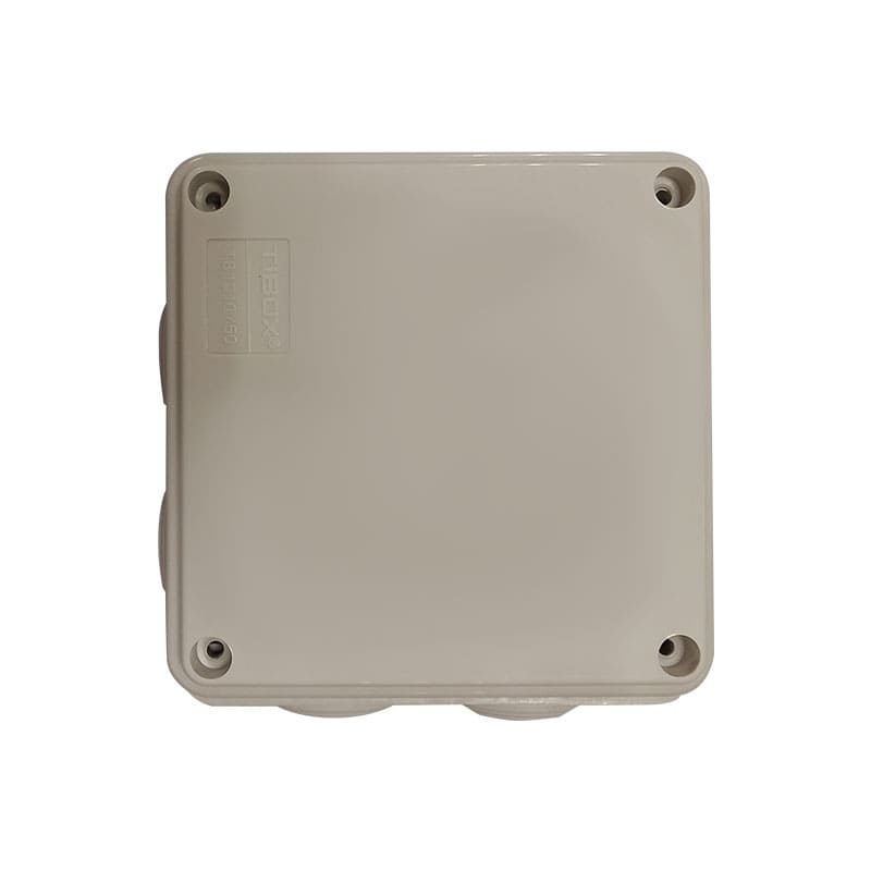 Caja plastica de registro 100x100x50mm IP65  TB-AGR-1010