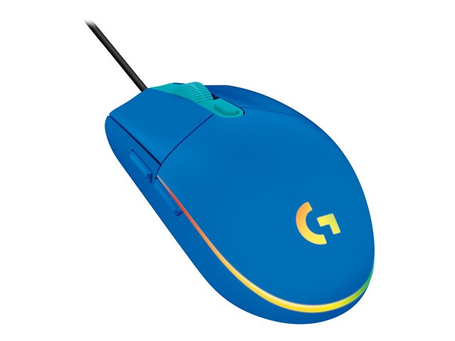 Ratón con iluminación RGB personalizable para gaming azul  G203BL