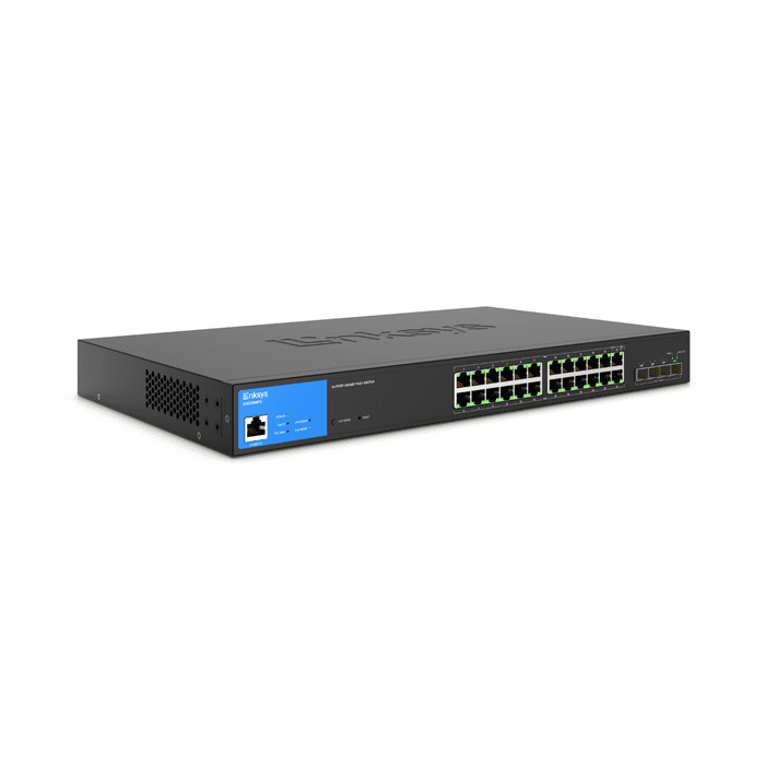 Switch Gestionado 24 x 10/100/1000 (PoE+) + 4 x Gigabit SFP (enlace ascendente)  LGS328PC