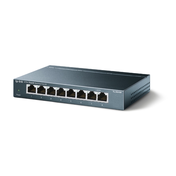 Switch 8 puertos a 10/100/1000 Mbps  TL-SG108